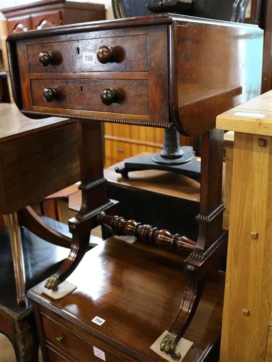 Regency Rosewood work/writing table